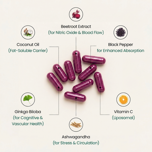 Organic Nitrate Capsules (2,040mg)